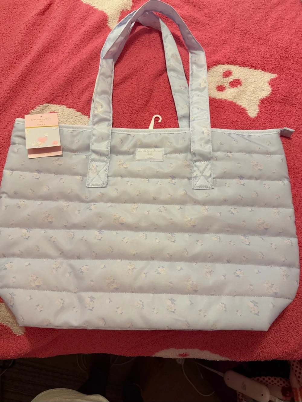 Loveshack Fancy x Target Yoobi ToteEverblooming Rosettes Ditsy
